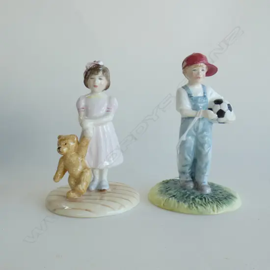 ROYAL DOULTON 2 FIGURES - 'PRIDE & JOY; AND 'SUGAR & SPICE'