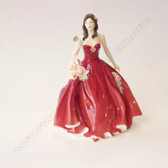 ROYAL DOULTON FIGURINE 'PRETTY LADIES HAPPY BIRTHDAY 2008' H225MM
