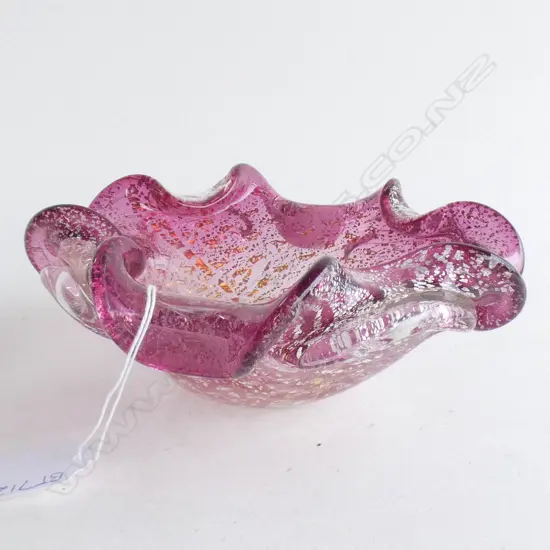 VENETIAN GLASS BOWL DIA.180MM