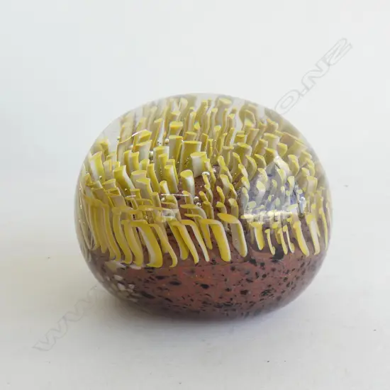 DANIELLE RICKABY 'TURF' PAPERWEIGHT SIGNED & DATED 2011 H.60mm