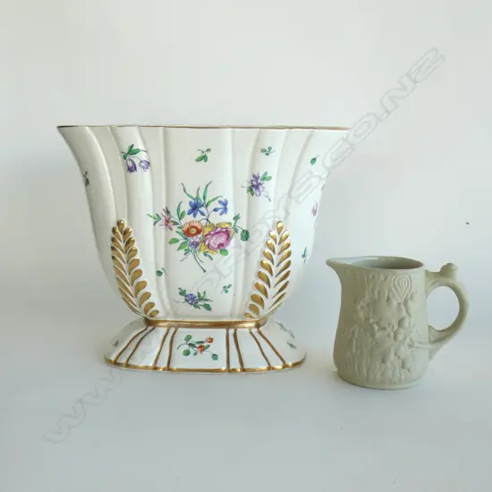MINTON JUG & CLARICE LGE FLOWER BOWL (HARILINE)
