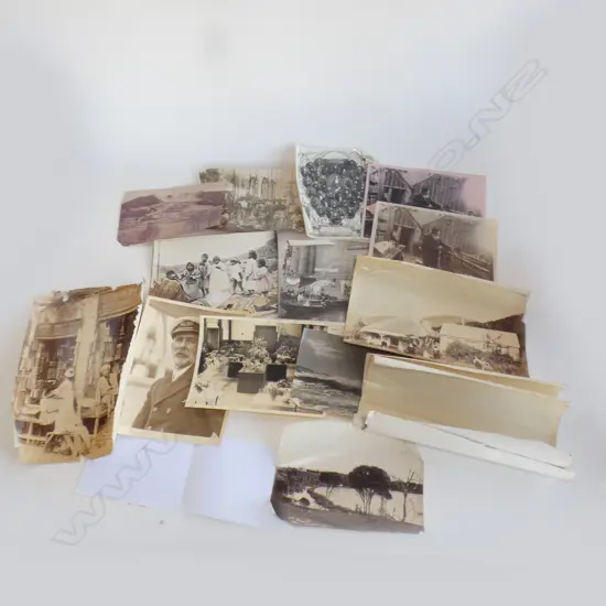 15 VINTAGE REPRINT PHOTOS 19thC NZ IMAGES.RAROTONGA ETC 200x300mm approx