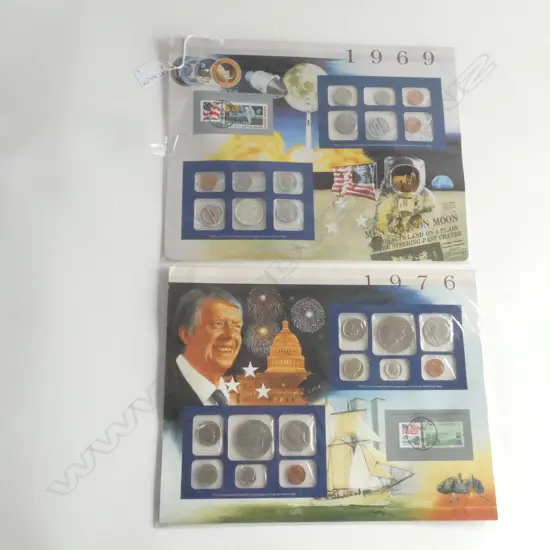 2 AMERICAN COIN COLLECTIONS; 1969 & 1976