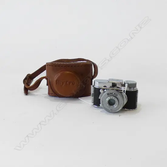 MYCRO MINIATURE CAMERA, CASED W.50mm