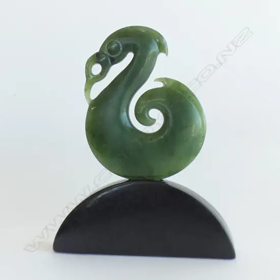 KAHURANGI POUNAMU MANIAA SCULPTURE H.110mm