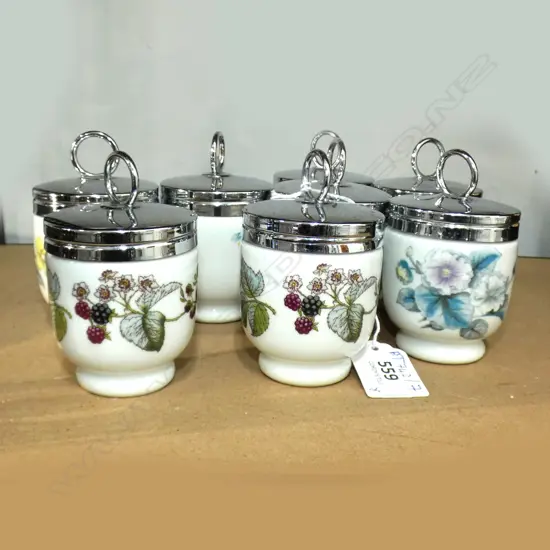 8 ROYAL WORCESTER EGG CODDLERS 