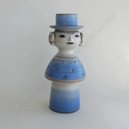 SEBASTIANO MAGLIO /HAEGER CANDLE HOLDER - INCISED SM  H 310MM