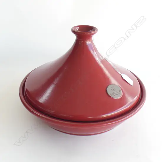 FRENCH EMILE HENRY RED TANGINE 320mm dia