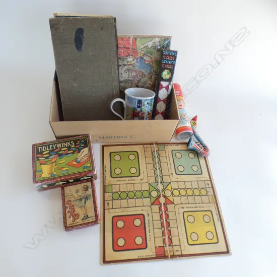 SM BOX VINTAGE GAMES ETC..