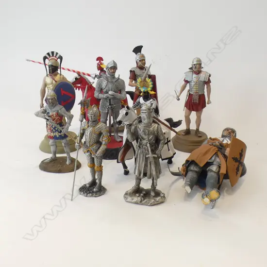 ARMOUR FIGURINES - SOME A/F TALLEST APPROX 155MM