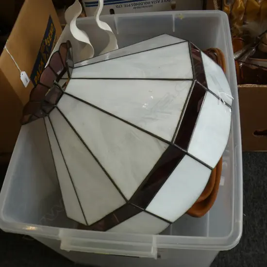 LEADLIGHT LAMPSHADE AF WITH SPARE PARTS