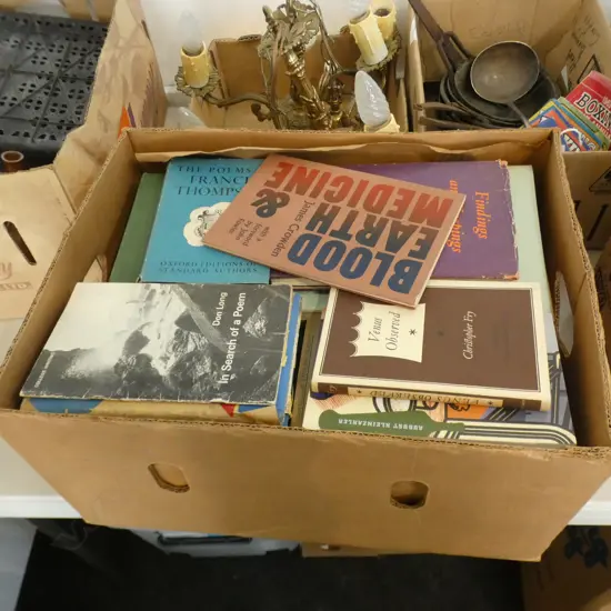 BOX LOT BOOKS; POETRY