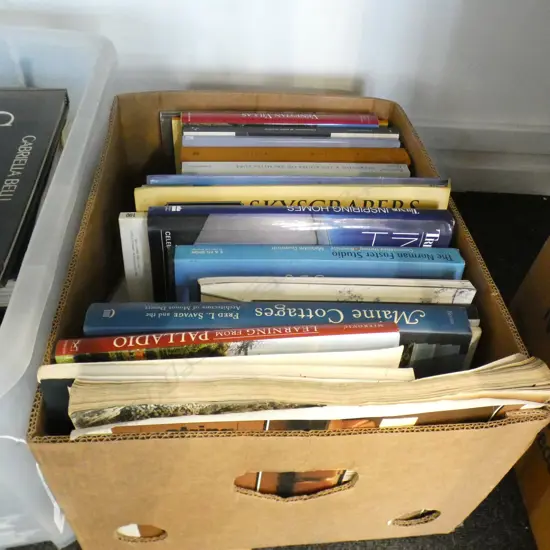 BOX LOT BOOKS; ARCHITECTURE