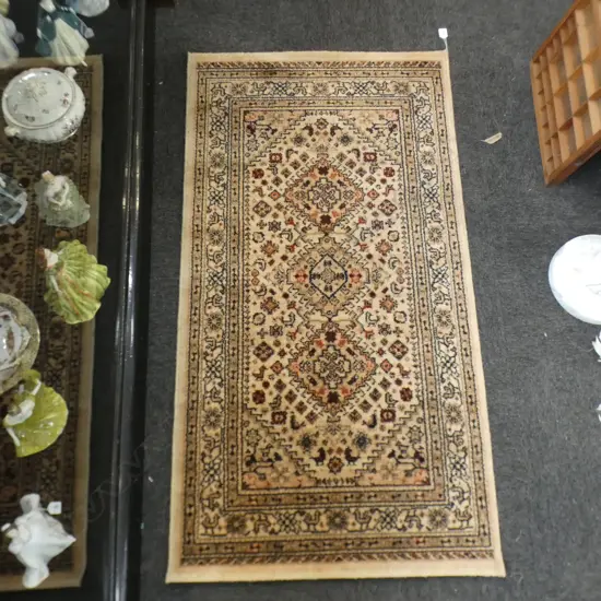 MACHINE KNOTTED BEIGE RUNNER 1490x790mm