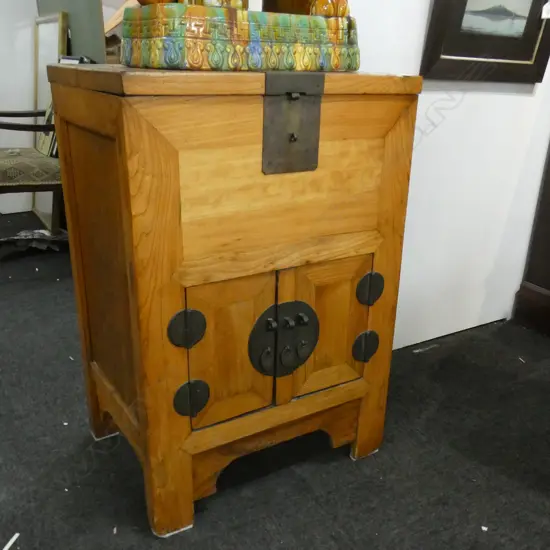 CHINESE CABINET w DBLE DOOR w MOON LOCK 560 x 45 x 850mm