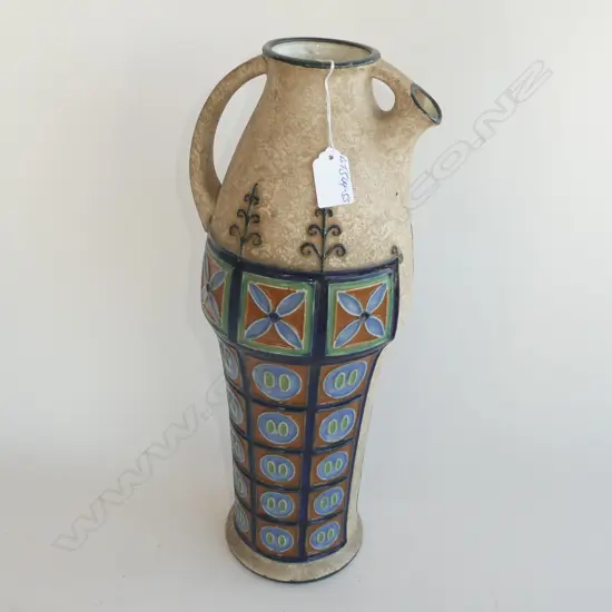 TALL AMPHORA EWER PANELLED DESIGN H.440mm