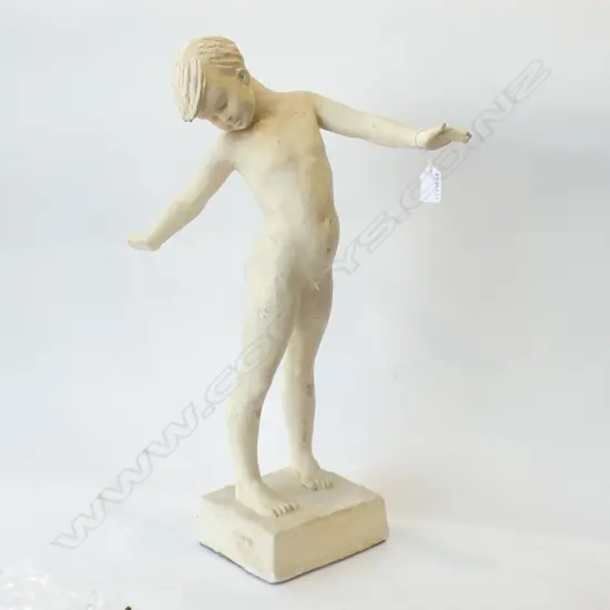 MONNA MALCOLM PLASTER OF YOUNG BOY H.565mm