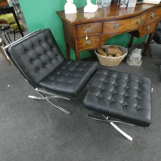 BARCELONA CHAIR & OTTOMAN