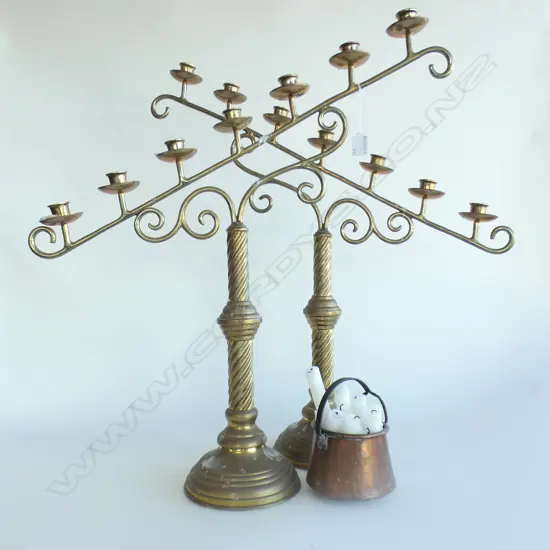 PR BRASS TABLE CANDELABRA H.720mm