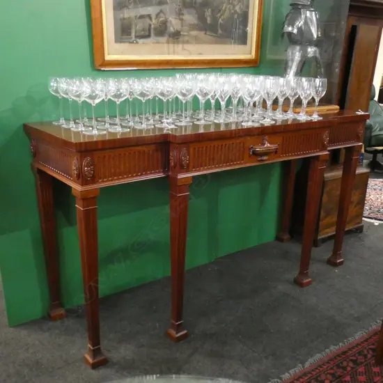 QUALITY MAHOGANY VENEER ADAM STYLE SIDEBOARD...