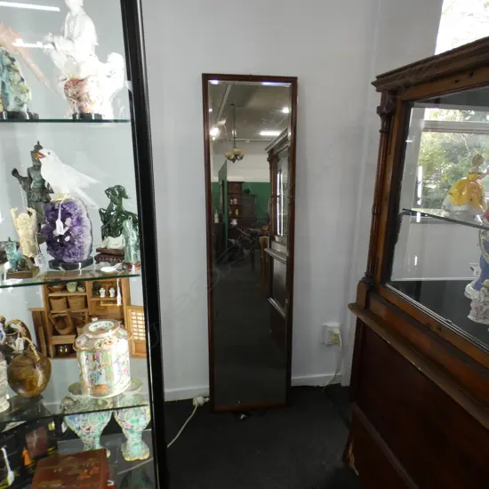 LARGE VINTAGE BEVELLED DRESSING MIRROR EX. HIGHWIC HOUSE 1720x450mm 