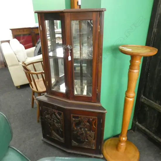 SMALL ASIAN CORNER CABINET H.1375mm