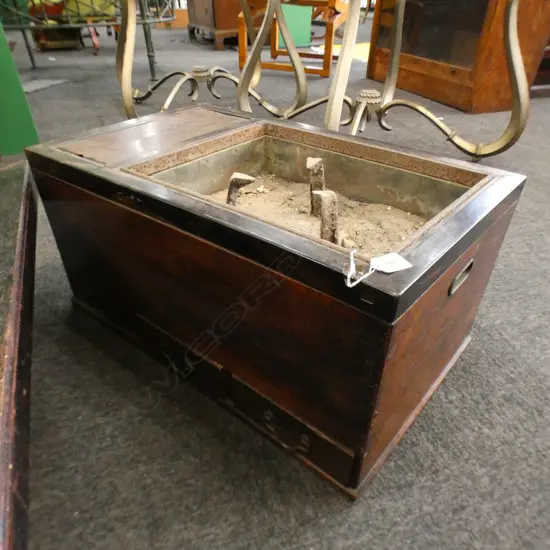 JAPANESE EARLY 20THC HIBACHI. KEYAKI & PERSIMMON 