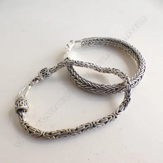 2 925 STG BRACELETS 42 GRAMS