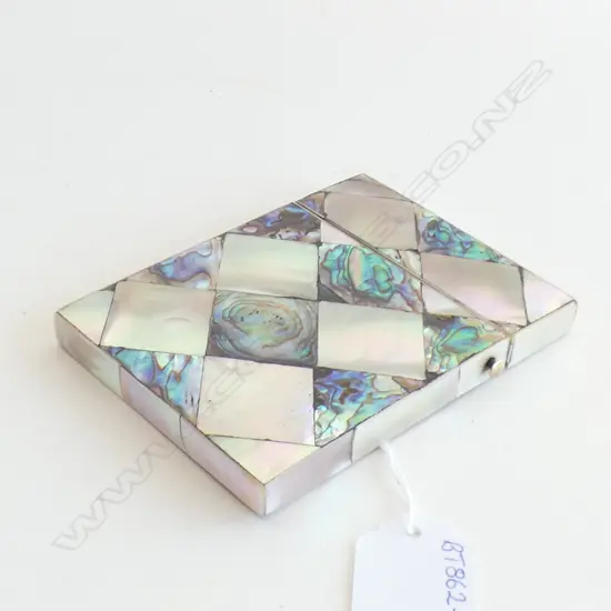 VICTORIAN M.O.P AND ABILONE SHELL CARD CASE