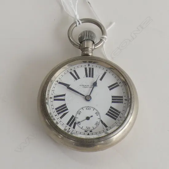 RAILWAY LEVER  OPEN FACE POCKET WATCH C1920. RUNNING