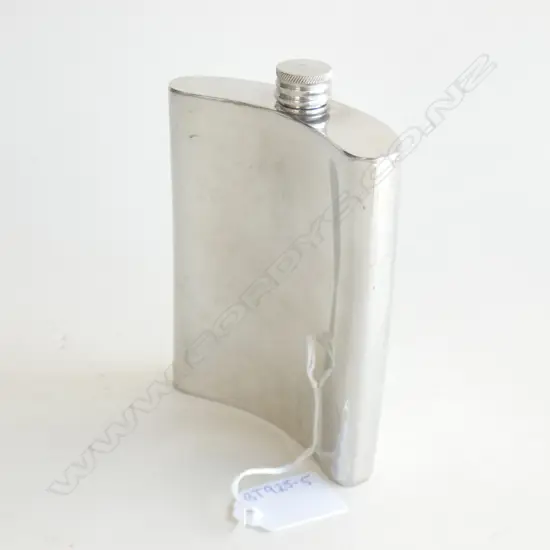 PEWTER HIP FLASK 
