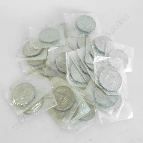 25 NZ MINT UNC 1967 $1 DOLLAR COINS