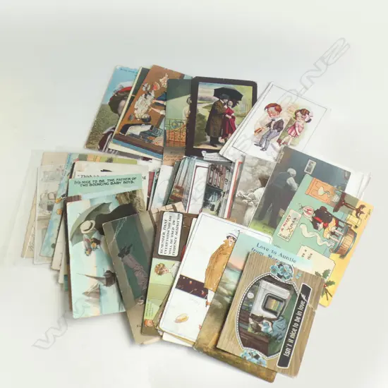 ASST. ANTIQUE HUMOROUS POSTCARDS