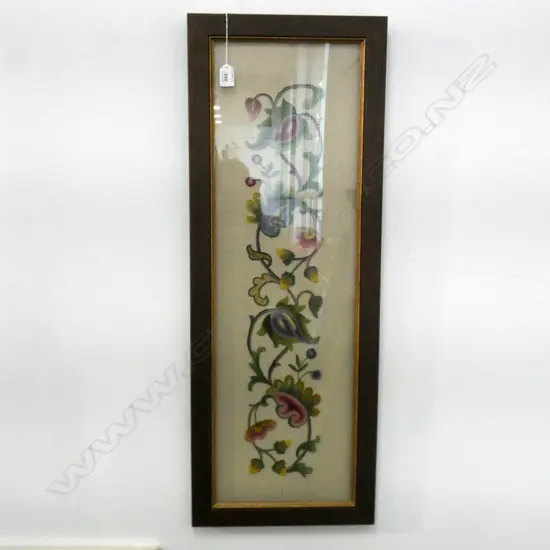 VINTAGE NEEDLE POINT PICTURE H 910 MM