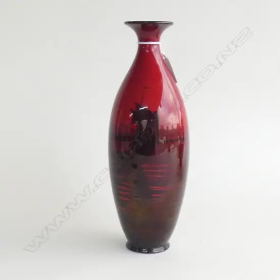 DOULTON FLAMBE VASE small surface fault