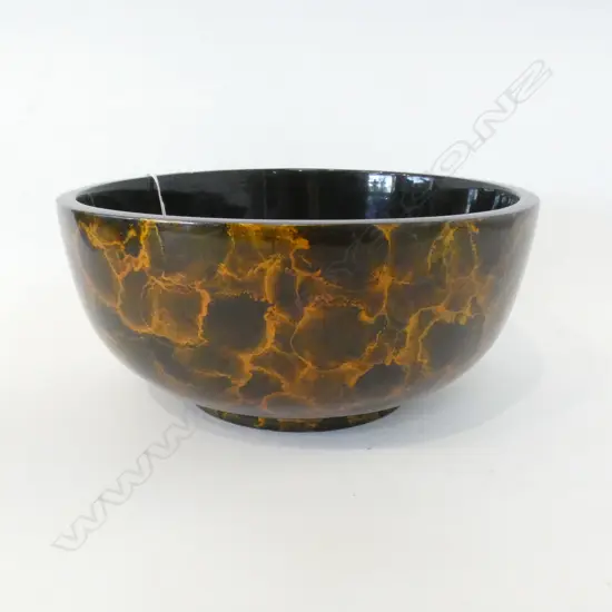 JAPANESE LACQUER BOWL 240mm dia