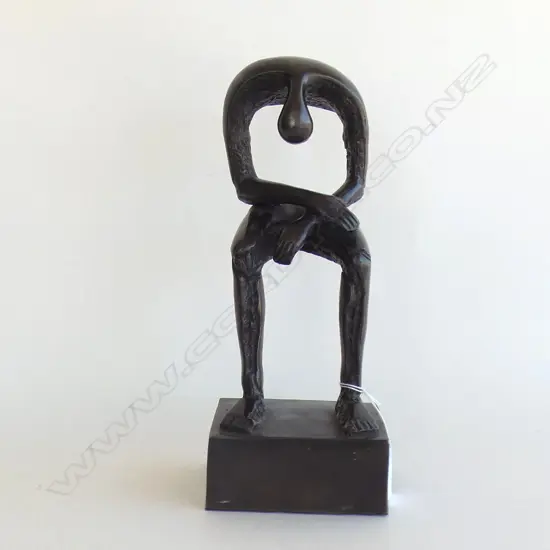 ABSTRACT BRONZE FIGURE H.310mm