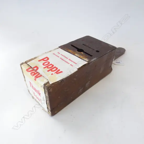 VINTAGE RSA POPPY DAY BOX