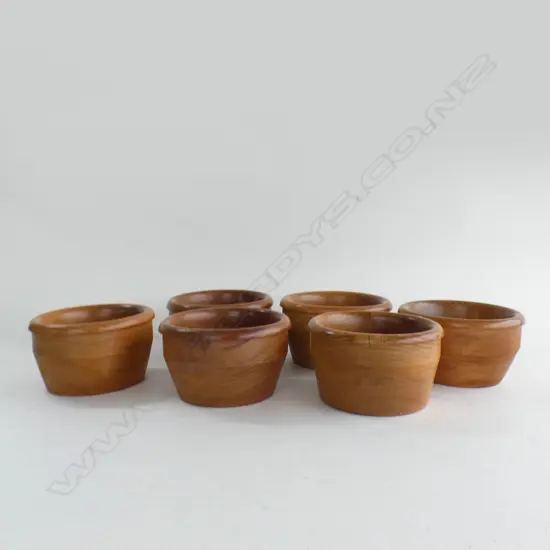 TURNED KAURI BOWLS EX ST THOMAS CHURCH ST HELIERS BAY RD