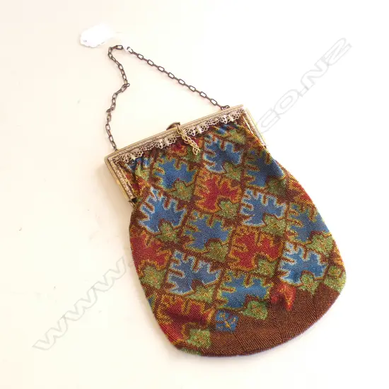 VINTAGE BEADED PURSE  ##RTV##