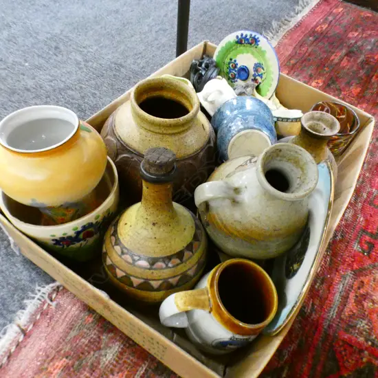 BOX LOT ASST. CERAMICS