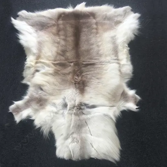REINDEER HIDE, CREAM & BROWN, 1310 X 1120mm