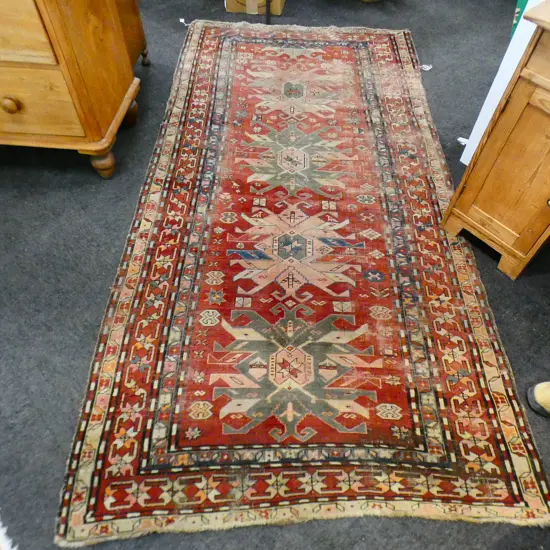 SHIRVAN AZERBAIJAN 2660x1310mm SEMI ANTIQUE - SOME WEAR