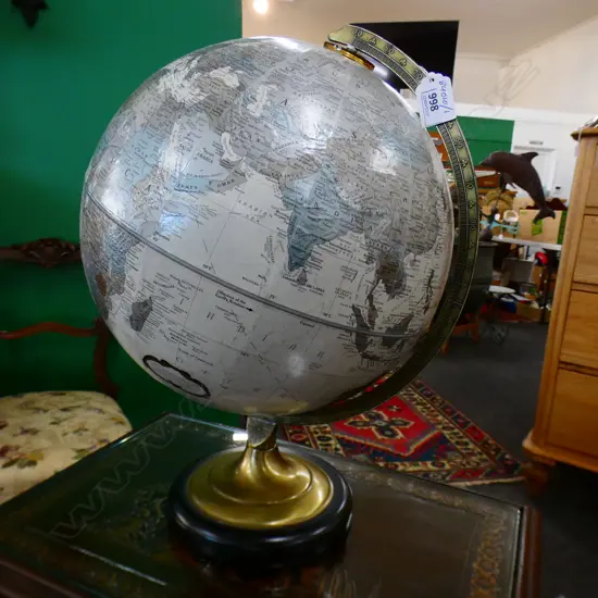 WORLD GLOBE ON STAND