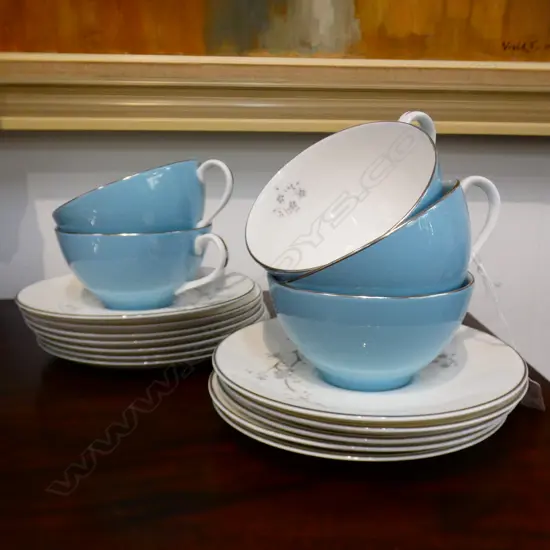 ROYAL DOULTON 'SUMMER SONG'  5 CUPS & 6 SAUCERS