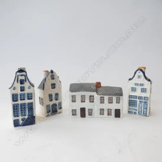 3 KLM DELFT HOUSES H.100mm + 1 OTHER