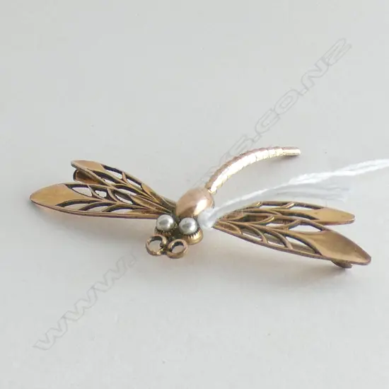 (20451) GERMANY G/PLATE DRAGONFLY BROOCH