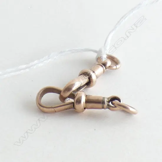 PR 9CT ROSE GOLD FOB CHAIN CLIPS