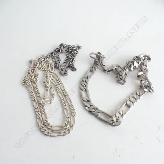 3 STG NECKLACES 96 GRAMS