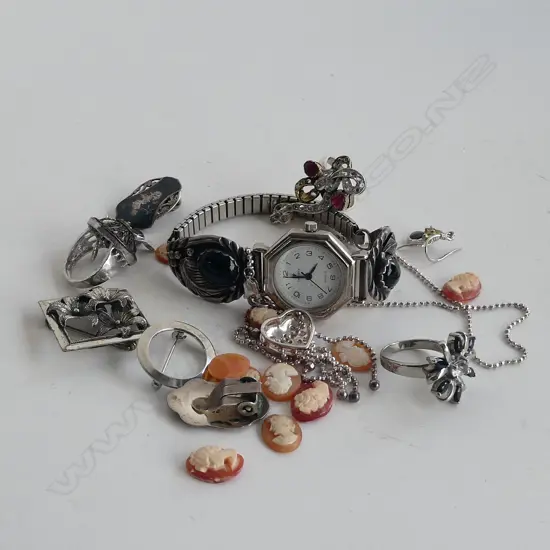 BAG ASST. STG JEWELLERY 76 GRAMS + MINI CAMEOS